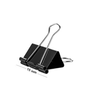 15MM Black Binder Clip