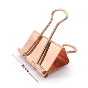 25MM Rose Gold Binder Clip