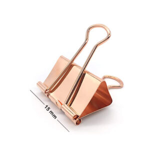 15MM Rose Gold Binder Clip
