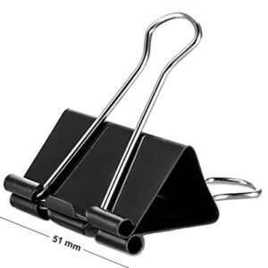 51MM Black Binder Clip