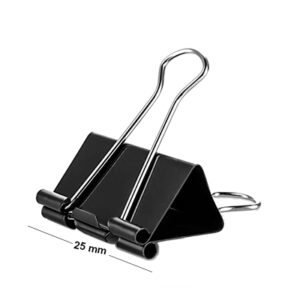 25MM Black Binder Clip