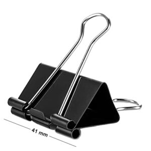 41MM Black Binder Clip